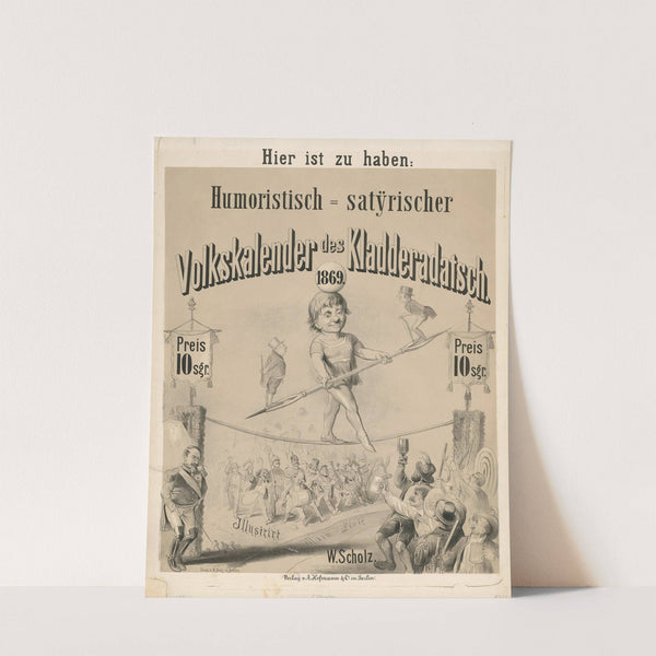 Humoristisch-satirischer Volkskalender des Kladderadatsch 1869 (1868) by Hermann Scherenberg