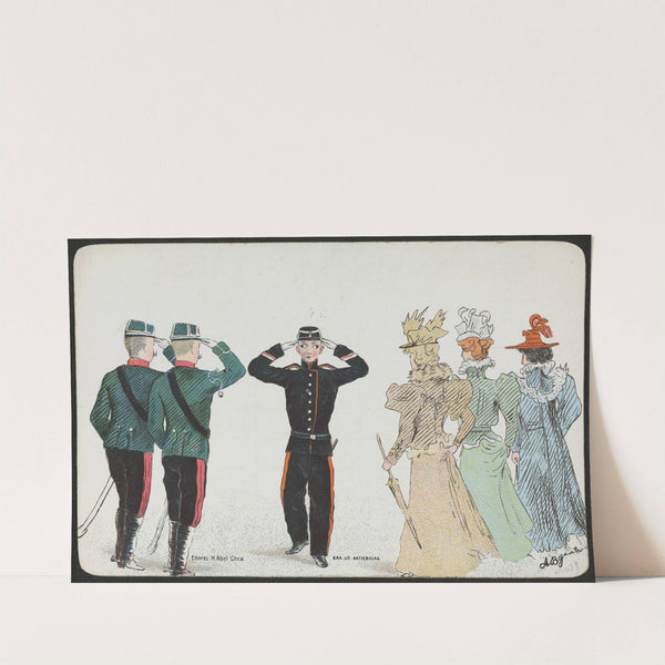 Humorous motif by August Berg