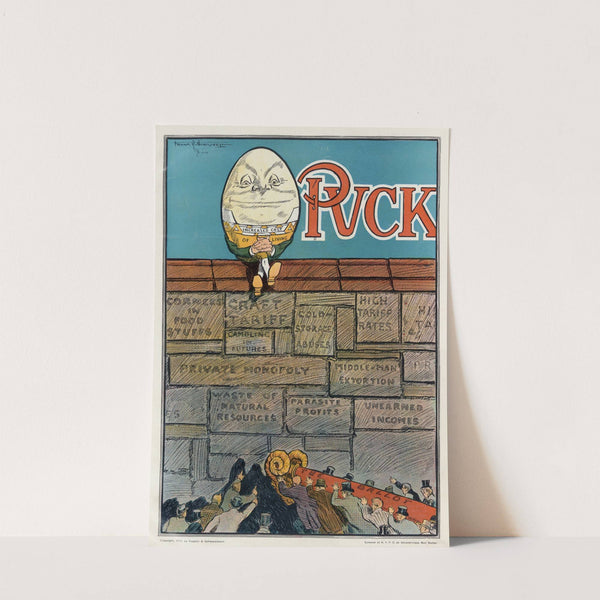 Humpty Dumpty sat on a wall (1910) by Frank Arthur Nankivell