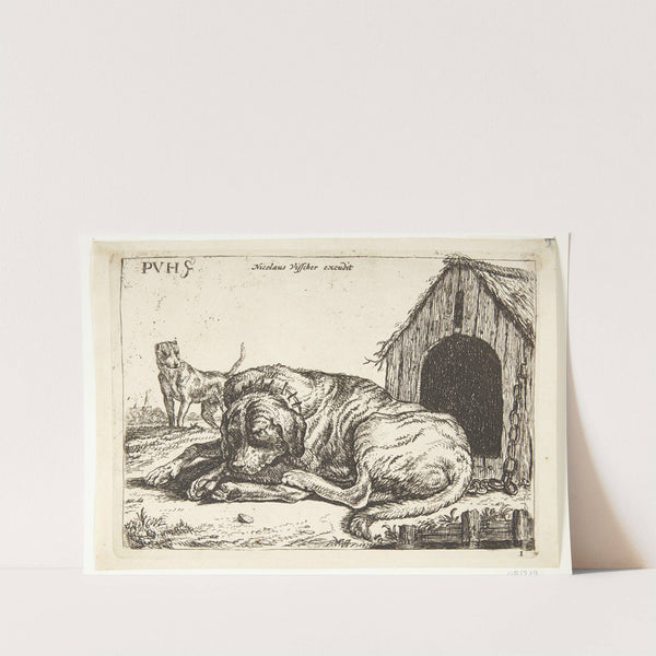 Hund i lænke by Paulus van Hillegaert II
