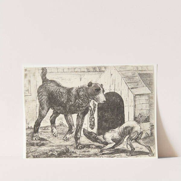Hund i lænke by Paulus van Hillegaert II