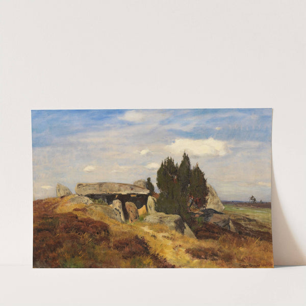 Hünengrab in der Heide (1878) by Eugen Bracht