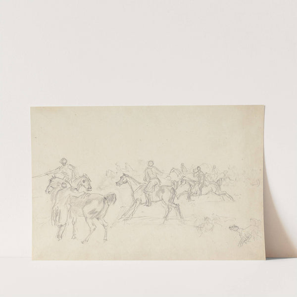 Hunt Followers...Moving with the Hounds to the Left by Sawrey Gilpin