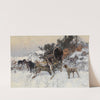 Hunter on a Horse-Drawn Cart (1912) by Jaroslav Věšín