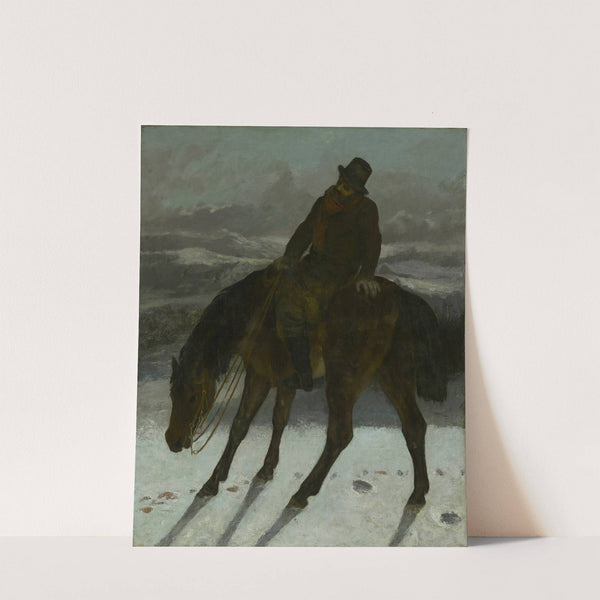 Hunter on Horseback (ca. 1864) by Gustave Courbet
