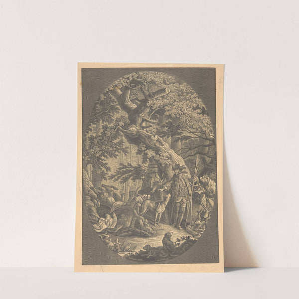 Hunter with his dogs and their prey by Alexander Anderson