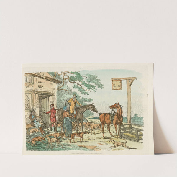 Hunters before hunting (1817-1818) by Henry Thomas Alken