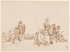 Hunters Giving Alms to Beggars