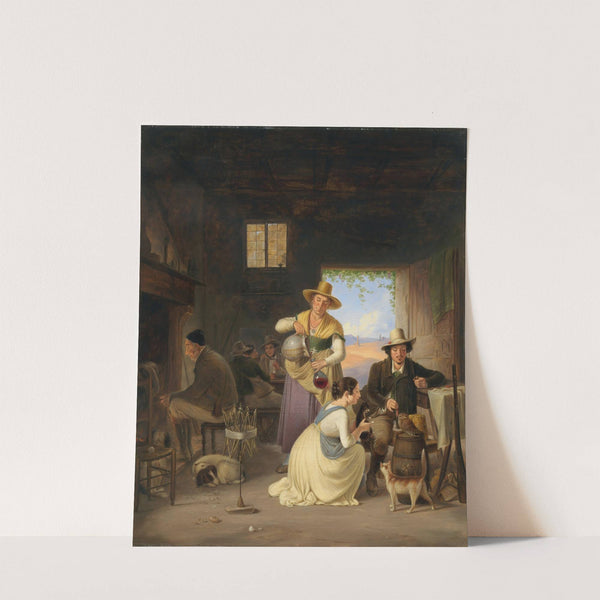 Hunters in a Tavern by Albert Küchler