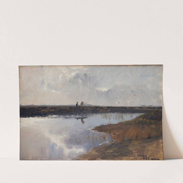 Hunters on the moor north of Skagen by Adrian Scott Stokes