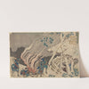 Hunters or Foresters Warming Themselves at Dusk (Minamoto No Muneo Yuki) by Katsushika Hokusai
