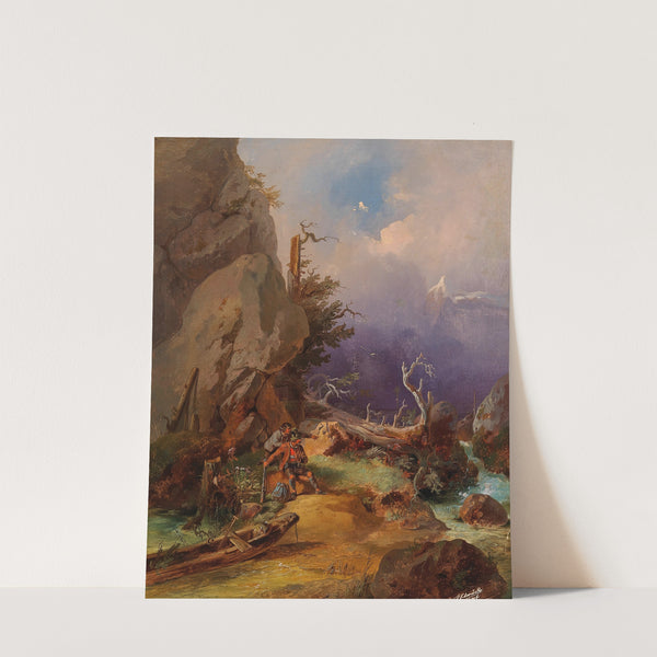 Hunters Resting (1846) by Anton Schrödl