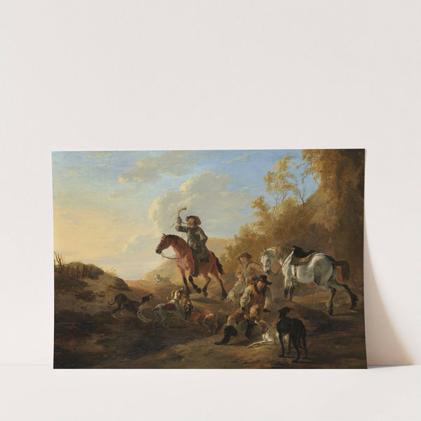 Hunters Resting by Dirk Stoop