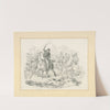 Hunters, riders (one brandishing a whip) and hounds chasing a rabbit (1820-1830) by Henry Thomas Alken