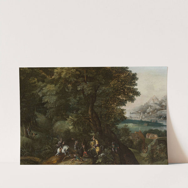 Hunting a wild boar by Jacob Grimmer