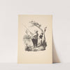 Hunting and fishing Pl.02 (1844) by Honoré Daumier