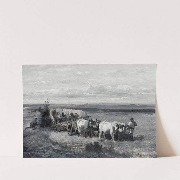 Hunting bustards (1883 - 1894) by Leon Wyczółkowski