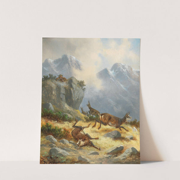 Hunting Chamois by Moritz Müller
