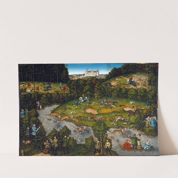 Hunting near Hartenfels Castle (1540) by Lucas Cranach the Elder