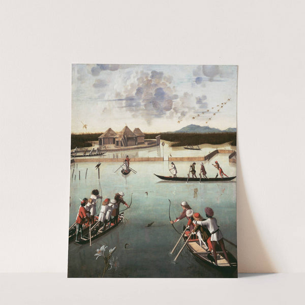 Hunting on the Lagoon by Vittore Carpaccio