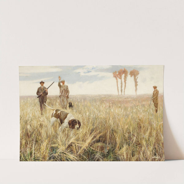 Hunting Quail by John George Sowerby