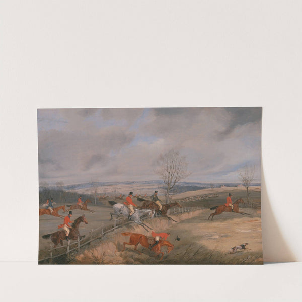 Hunting Scene: Drawing the Cover (ca. 1840) by Henry Thomas Alken