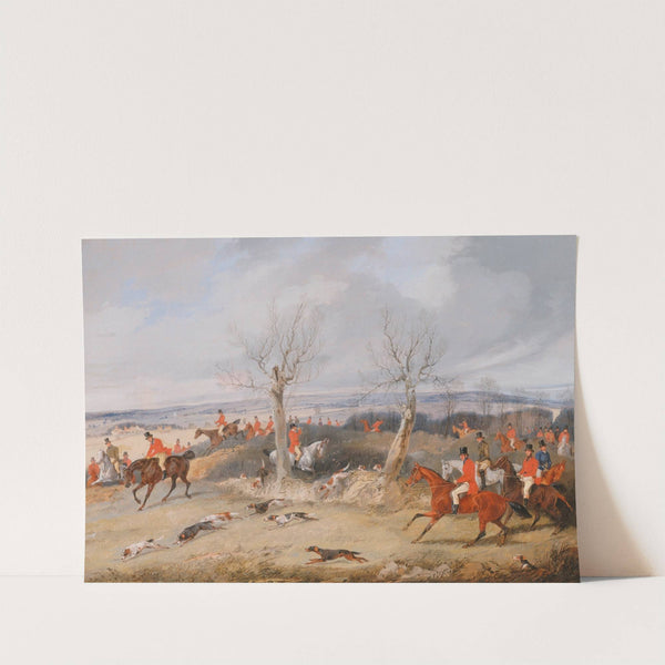 Hunting Scene: In Full Cry (ca. 1840) by Henry Thomas Alken