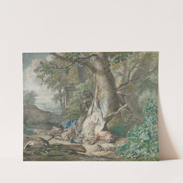 Hunting Still Life in a Forest by Wybrand Hendriks