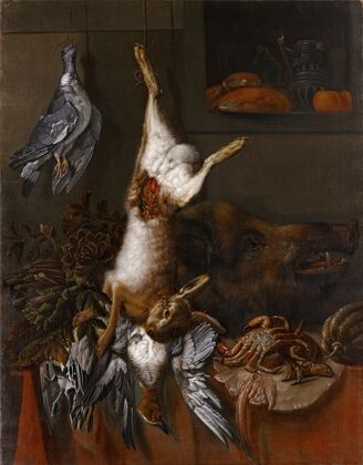 Hunting Still Life With A Hare