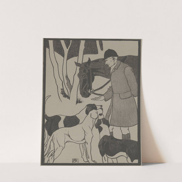 Huntsman and Hounds by Robert Polhill Bevan