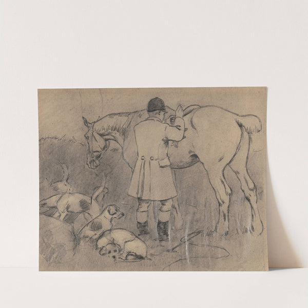 Huntsman and Hounds by Robert Polhill Bevan