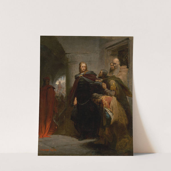 Hunyadi's Farewell to his Homeland by Gyula Benczúr