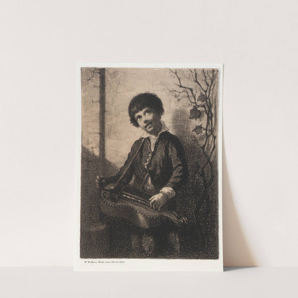 Hurdy-Gurdy Boy by William Morris Hunt