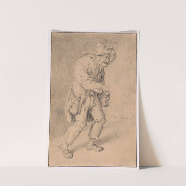 Hurdy-Gurdy Player (1695) by Cornelis Dusart