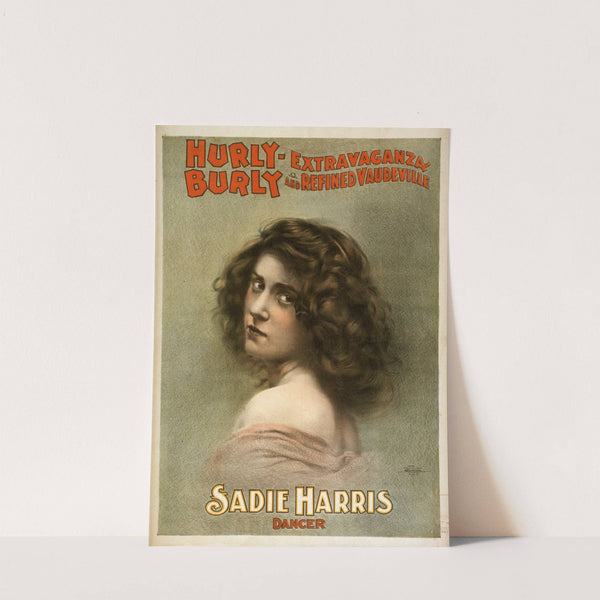 Hurly-Burly Extravaganza and Refined Vaudeville by Courier Litho. Co.