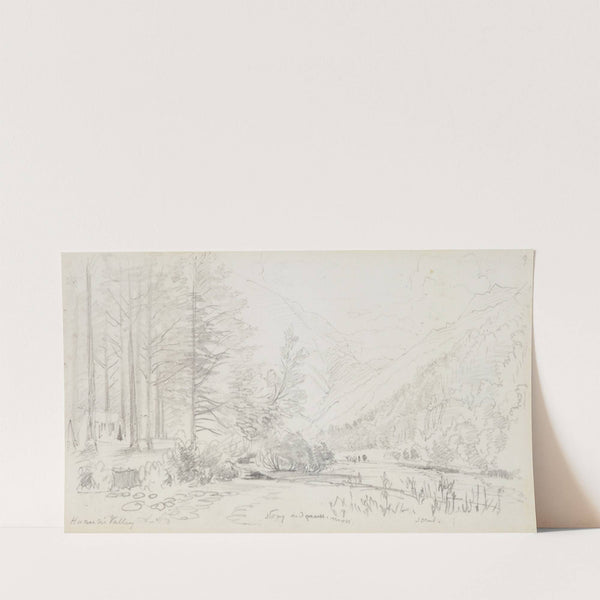 Hurunui Valley (1866) by Nicholas Chevalier