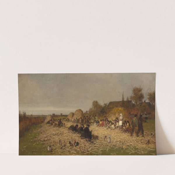 Husking Bee, Island of Nantucket (1876) by Eastman Johnson