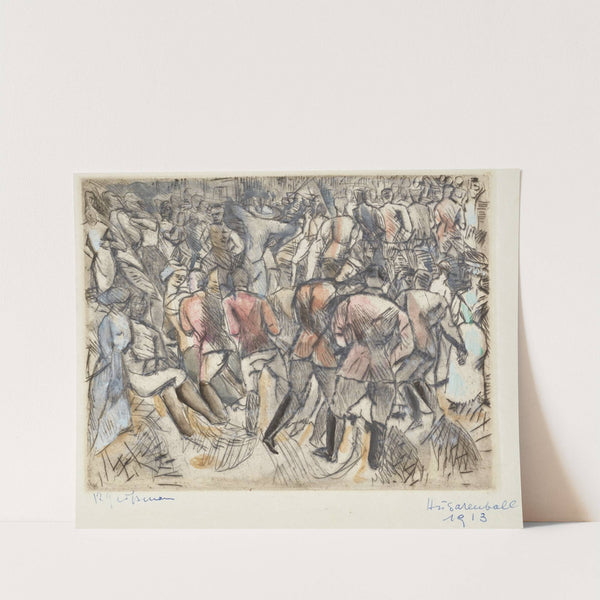 Hussar Ball (1910-1913) by Rudolf Grossmann