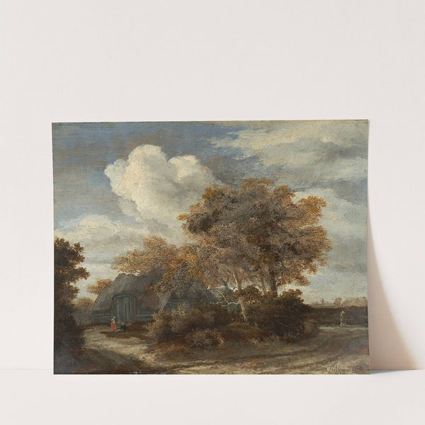 Hut along a Roadside by Meindert Hobbema