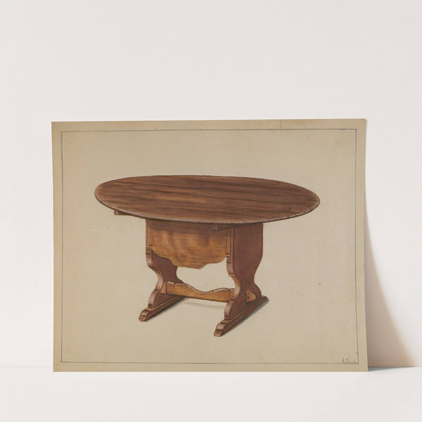 Hutch Table by Nicholas Gorid