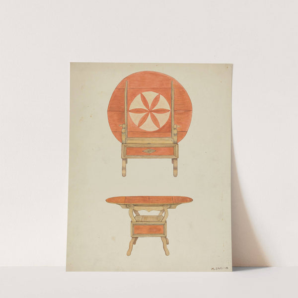 Hutch Table by Margery Parish