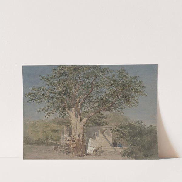 Hutje onder boom te Kaïro by Willem de Famars Testas