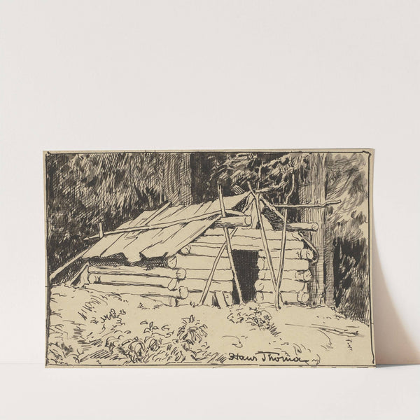 Hütte (ca 1905) by Hans Thoma