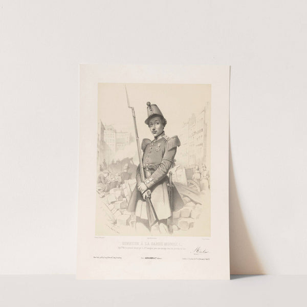 Hyac.the Martin premier décoré par le G.al Cavaignac pour son courage dans les journées de juin (1848) by Marie-Alexandre Alophe