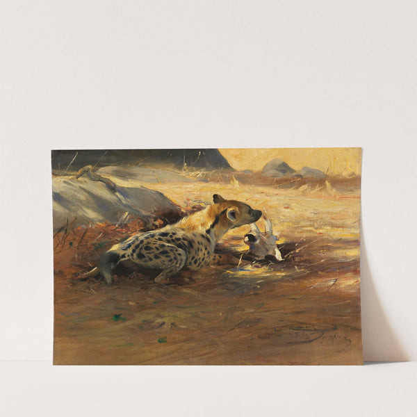 Hyäne (1905) by Wilhelm Kuhnert