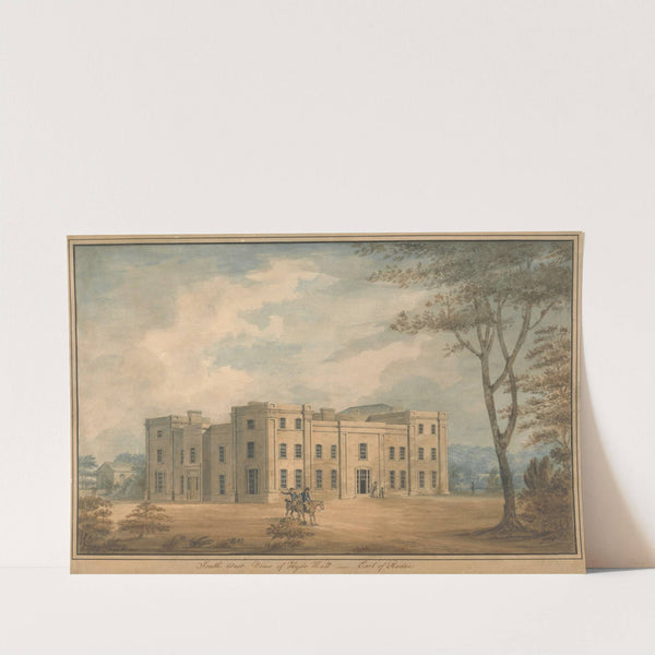 Hyde Hall, Hertfordshire; Perspective View by Sir Jeffry Wyatville