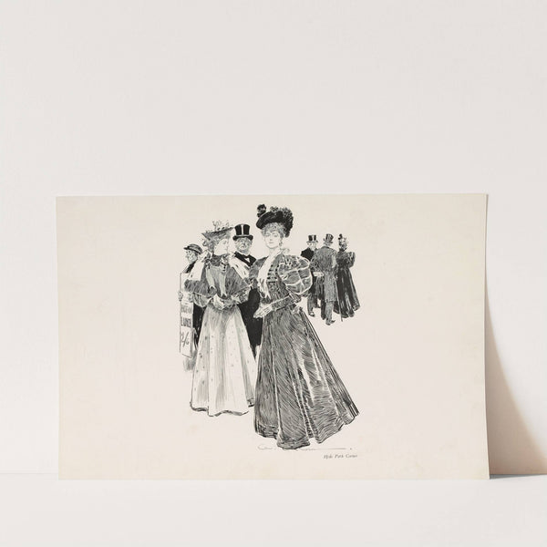 Hyde Park Corner (1897) by Charles Dana Gibson