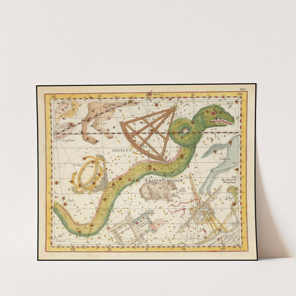 Hydra Continua, Crater, Corvus, Centaurus et Lupus (1805) by Johann Elert Bode