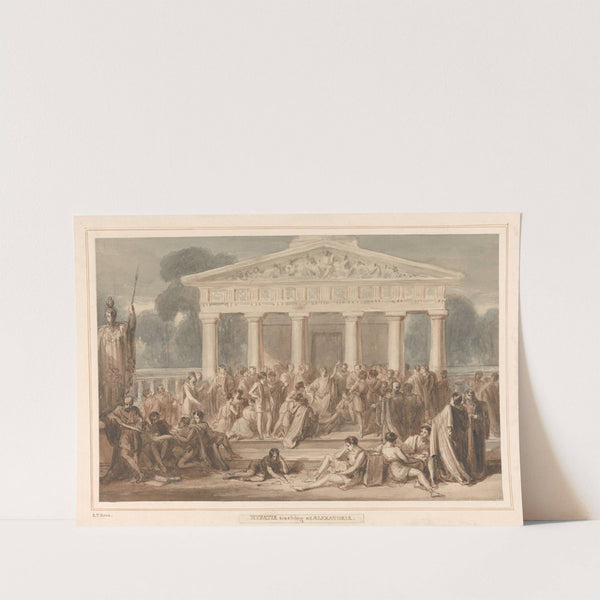 Hypatia Teaching at Alexandria by Robert Trewick Bone