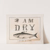 I am dry as a fish (1868) by Currier & Ives.